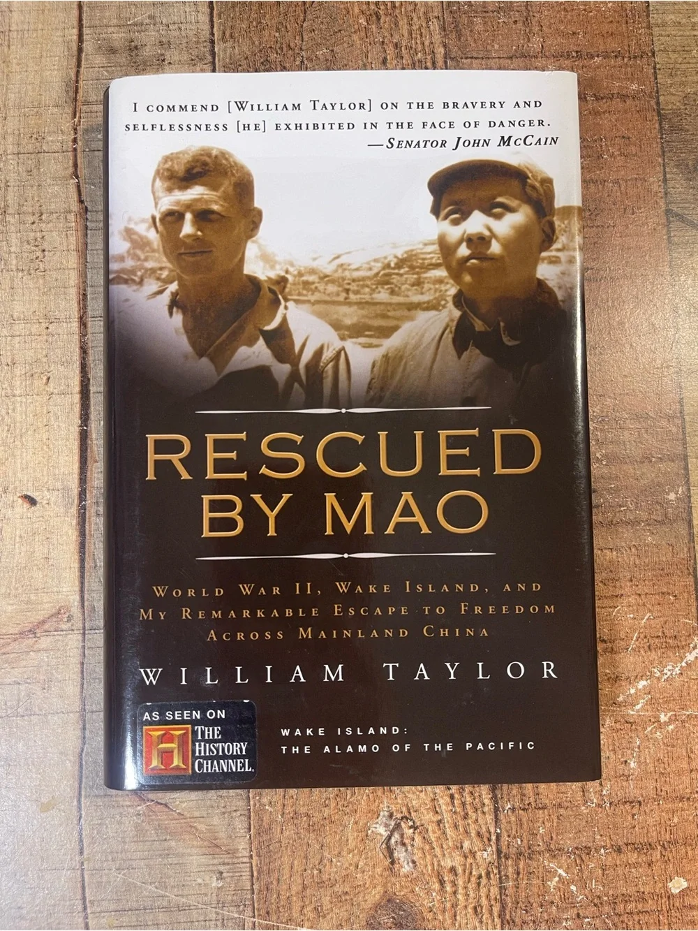 Rescued by Mao by William Taylor Hardcover Book FIRST EDITION Nonfiction